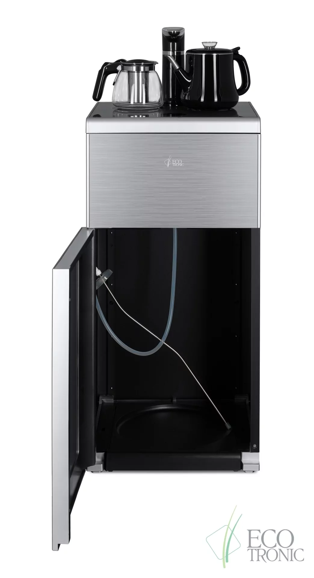 Кулер с чайным столиком Тиабар Ecotronic TB60-LNA silver